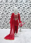 Oc 162 Heavy Faux Georgette Top With Bottom Dupatta Supppliers In India